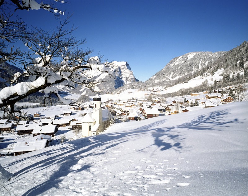 Schoppernau Bregenzerwald Winter