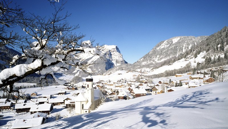 Schoppernau Bregenzerwald Winter