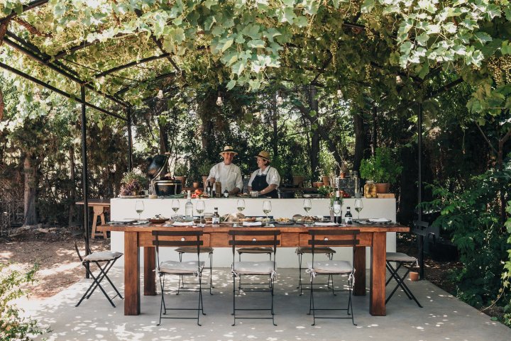Luxury Family Travel Cretan Malia Park Dinner