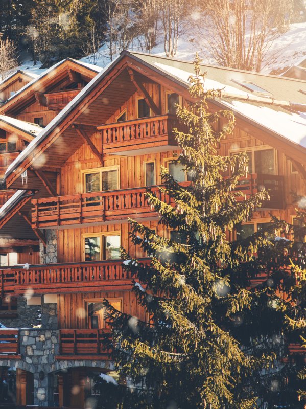 Meribel Franzosische Alpen Chalets Dorf