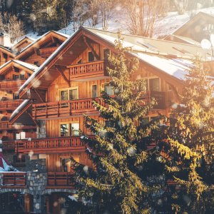 Meribel Franzosische Alpen Chalets Dorf