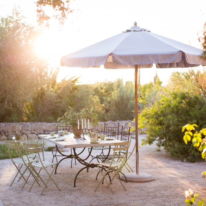 Mallorca Finca Ses Set Cases Eating Outside