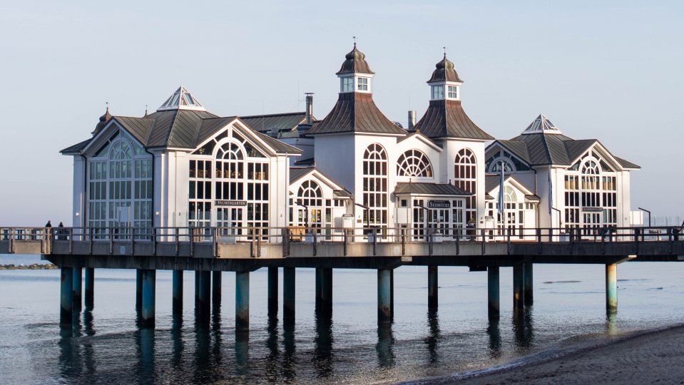 Ruegen Germany Beach Family Holiday Buildings Beach