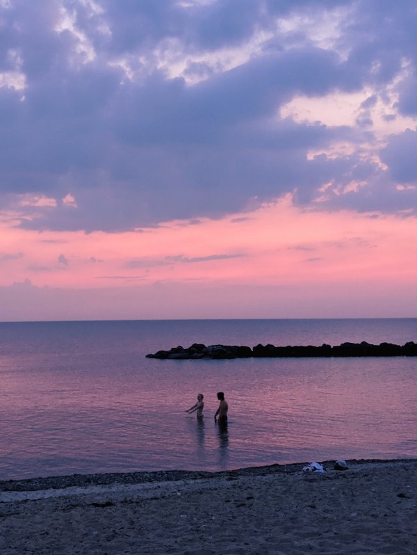 Ruegen Germany Beach Family Holiday Sunset