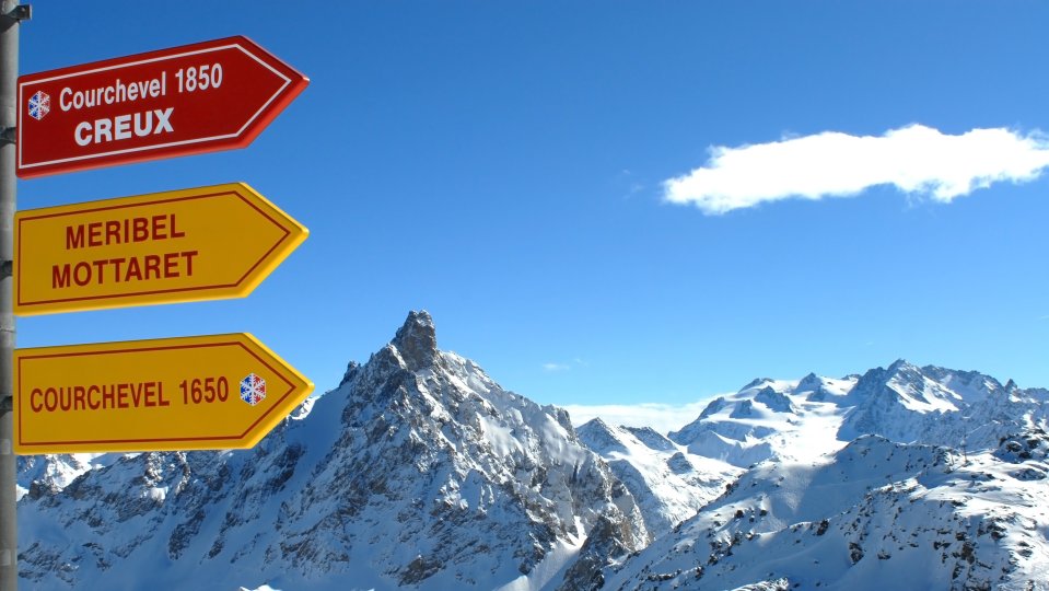 Meribel Courchevel Familie Skifahren Franzosische Alpen