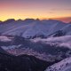 Davos Klosters Schweiz Sunset
