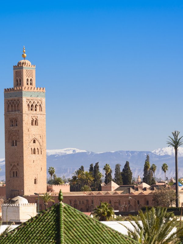 Morocco Marrakech Minarett Koutoubia Luxury Family Travel