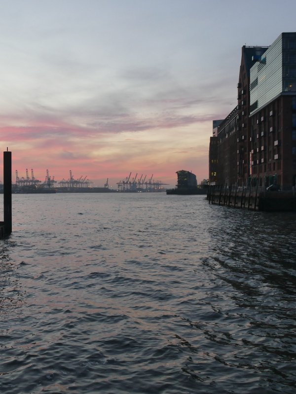 Hamburg Hafencity Sunset