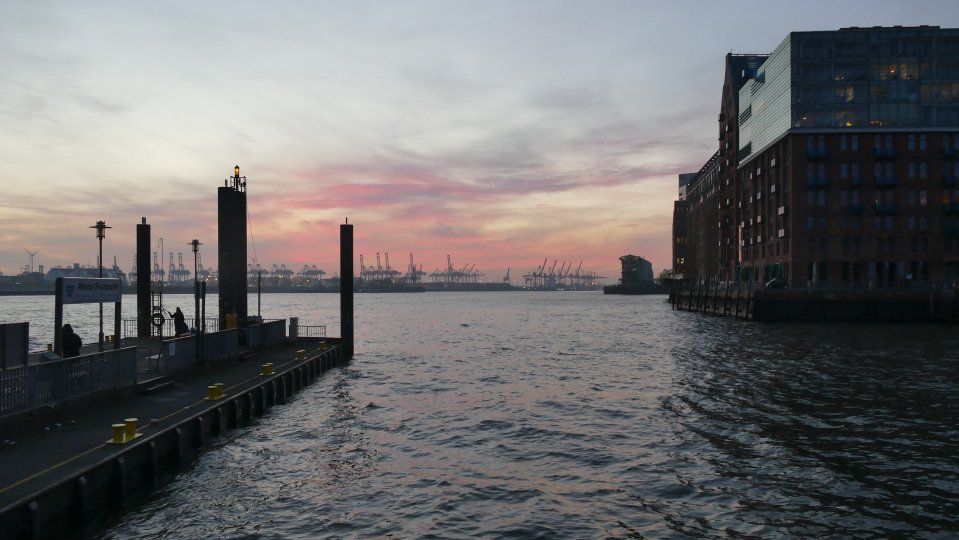 Hamburg Hafencity Sunset