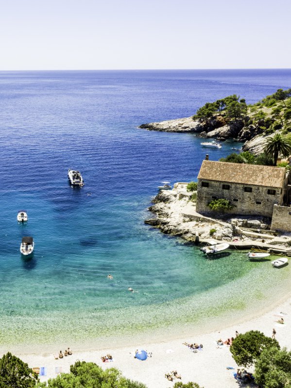 Hvar Island Secluded Beach Croatia