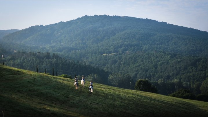 Horsebackriding Reschio Italy Umbria