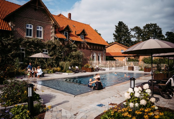 Familienurlaub Lubeburger Heide Bauernhof Pool