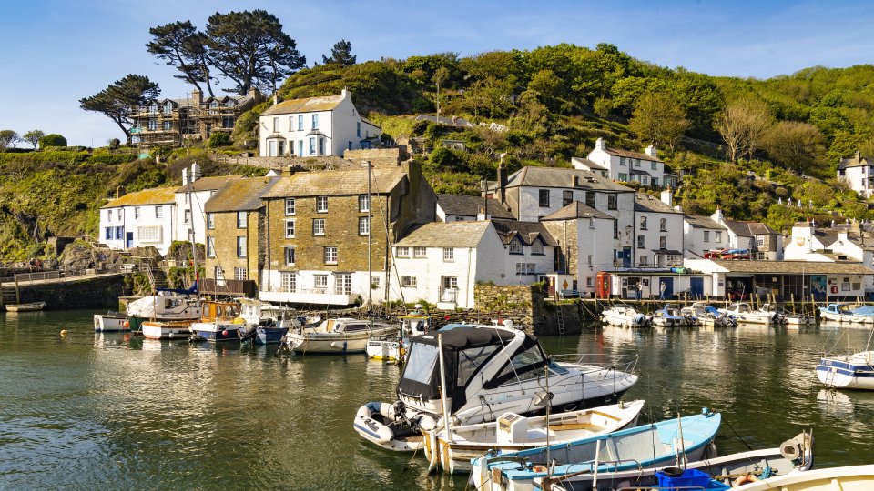 Cornwall Polperro Harbour Village