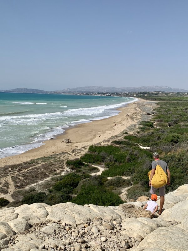 Sicily travel with kids capo bianco
