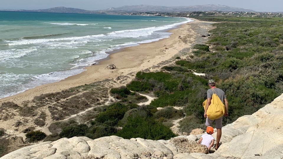 Sicily travel with kids capo bianco