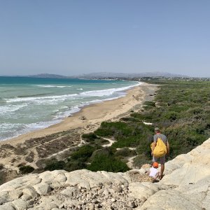 Sicily travel with kids capo bianco